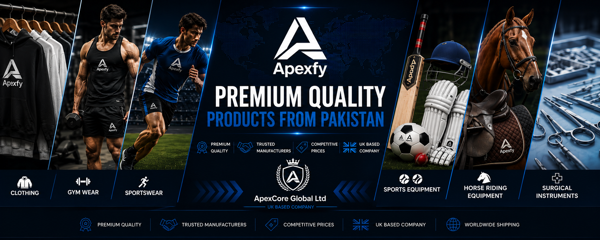 ApexCore Global Ltd - Premium Quality Products from Pakistan