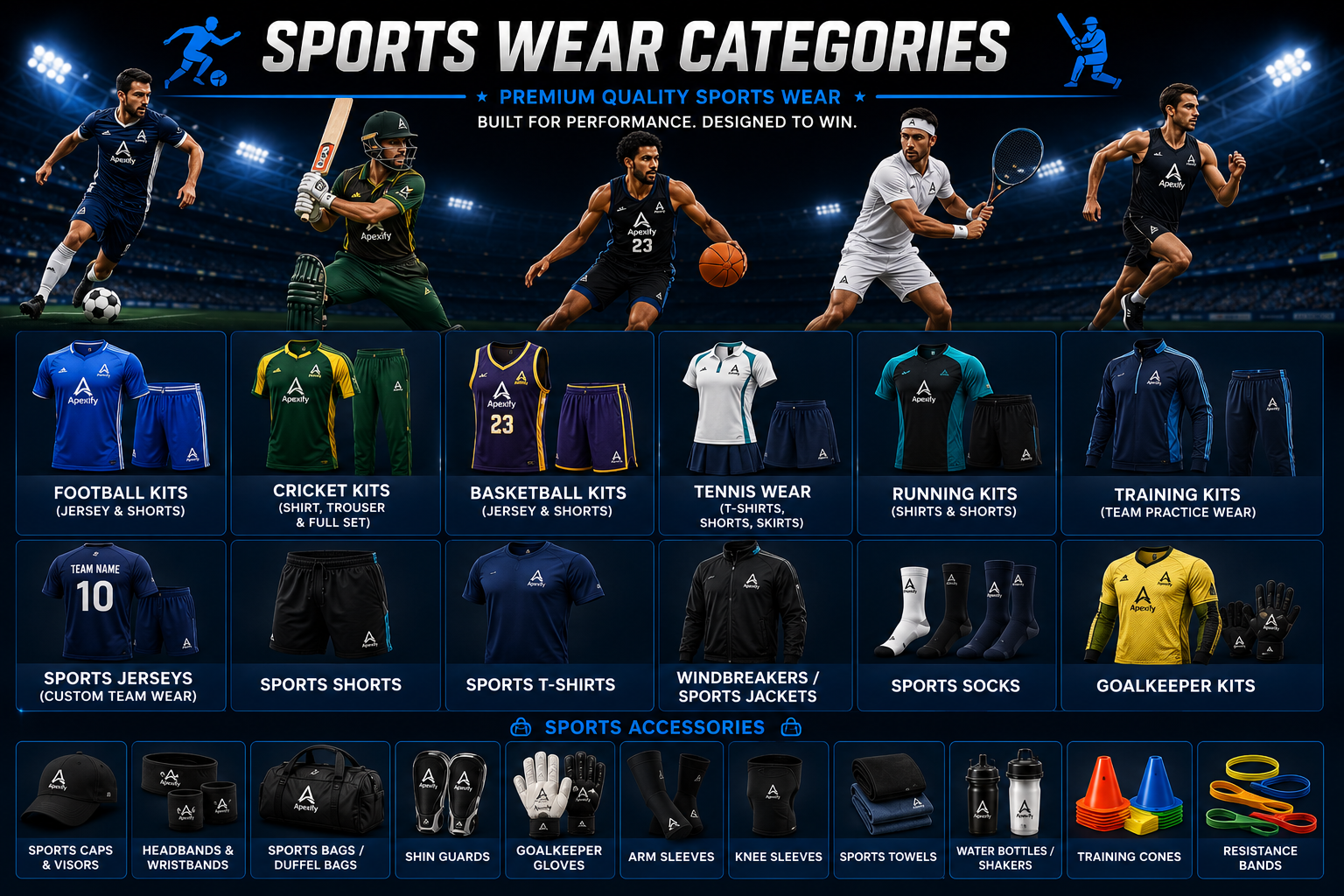 Sports Wear Categories